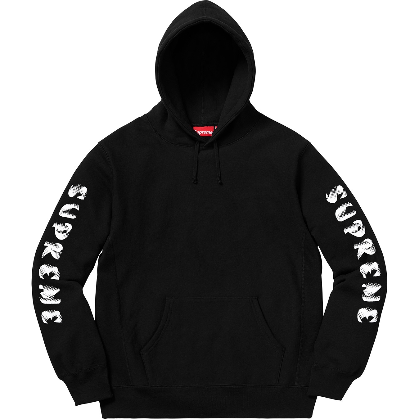 Gradient Sleeve Hooded Sweatshirt view 7